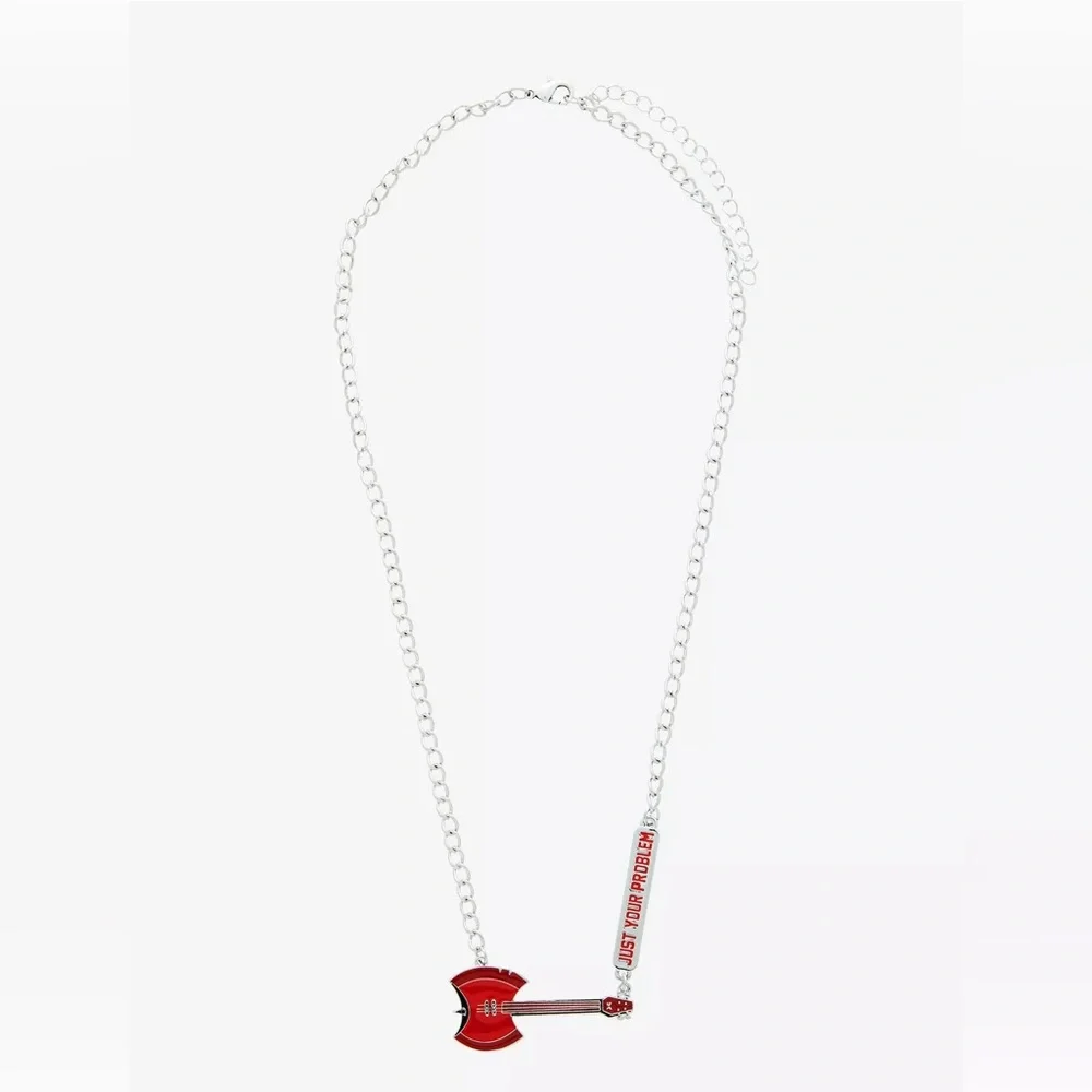 Adventure Time Marceline‎ Bass Guitar Necklace Hot Topic - Picture 2 of 3